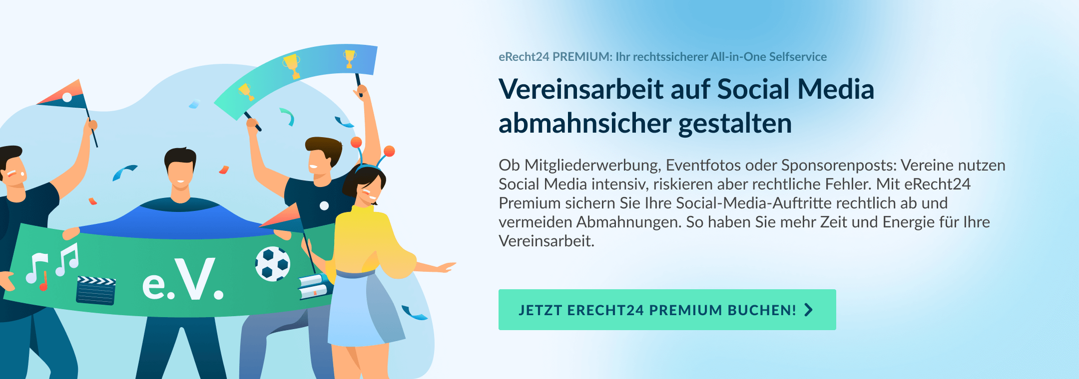 cro banner socialmedia vereine kurz
