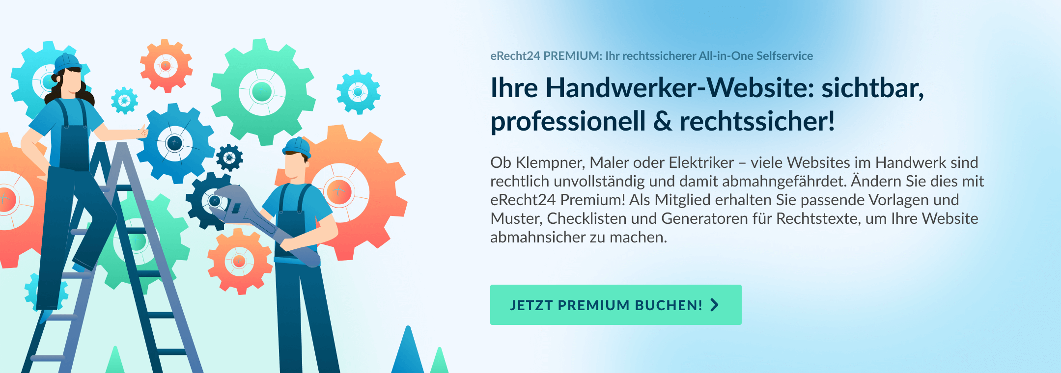 cro banner website handwerker kurz