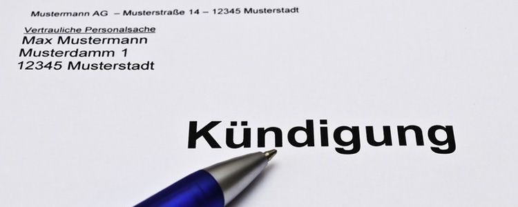 Kann man kündigen schreiben wie Wie schreibe